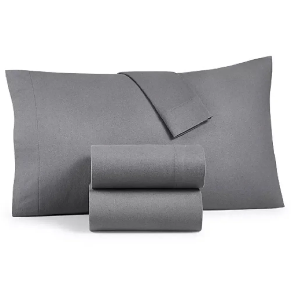 Martha Stewart Collection Luxury 100% Cotton Flannel Twin Sheets‎